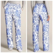 Load image into Gallery viewer, Chinoiserie Toile Dog - Personalized Pajama Pants Pajama Pants HeartfulPaws