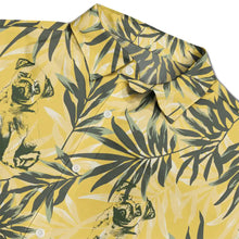 Load image into Gallery viewer, Custom Photo Pencil Drawing Palm Leaf Vacation Vibe - Personalized Hawaiian Shirt Hawaiian Shirt HeartfulPaws