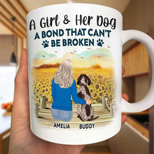 Load image into Gallery viewer, A Bond That Can't Be Broken - Gift For Dog Lovers, Dog Mom - Personalized Mug Mug HeartfulPaws