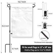 Load image into Gallery viewer, Couple Pool & Patio Bar Hope You Brought Alcohol & Dog Treats - Personalized Flag Flag HeartfulPaws