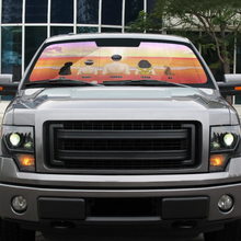 Load image into Gallery viewer, Family Vacation - Personalized Auto Sunshade Auto Sunshade HeartfulPaws
