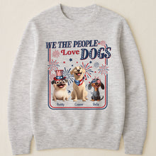 Load image into Gallery viewer, We The People Love Dogs - Personalized Shirt Shirt HeartfulPaws