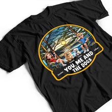 Load image into Gallery viewer, Beach You, Me And The Dog - Personalized T Shirt T-shirt HeartfulPaws
