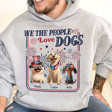 Load image into Gallery viewer, We The People Love Dogs - Personalized Shirt Shirt HeartfulPaws