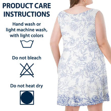 Load image into Gallery viewer, Dog Mom Toile De Jouy Style - Personalized Sleeveless Tank Dress Sleeveless Tank Dress HeartfulPaws