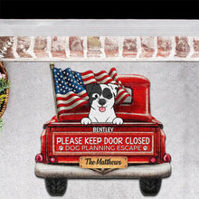 Load image into Gallery viewer, Cats Planning Escape Truck - Personalized Custom Shaped Doormat Doormat HeartfulPaws