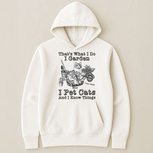 Load image into Gallery viewer, I Garden I Pet Cats - Cat Toile De Jouy Style - Personalized Shirt Shirt HeartfulPaws