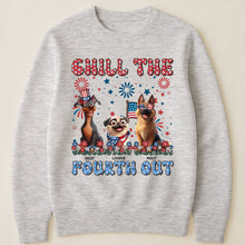 Load image into Gallery viewer, Chill The 4Th Out - Personalized Shirt Shirt HeartfulPaws