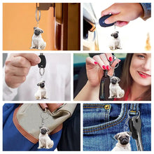 Load image into Gallery viewer, Custom Photo Every Day Is Brighter With My Furry Friend By My Side - Personalized Cutout Acrylic Keychain Acrylic Keychain HeartfulPaws