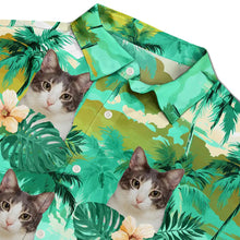 Load image into Gallery viewer, Custom Photo Beach Summer Tropical Fun Face Vacation Vibe - Personalized Hawaiian Shirt Hawaiian Shirt HeartfulPaws