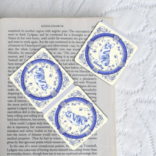 Load image into Gallery viewer, Toile De Jouy Pet Lovers Vintage Style - Personalized Magnetic Bookmark Magnetic Bookmark HeartfulPaws