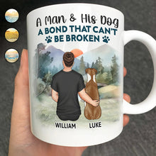 Load image into Gallery viewer, A Bond That Can't Be Broken - Gift For Dog Lovers, Dog Mom - Personalized Mug Mug HeartfulPaws