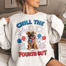 Load image into Gallery viewer, Chill The Fourth Out - Independence Day - Personalized Shirt Shirt HeartfulPaws