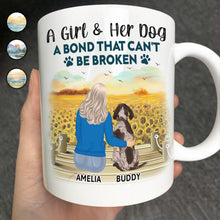 Load image into Gallery viewer, A Bond That Can't Be Broken - Gift For Dog Lovers, Dog Mom - Personalized Mug Mug HeartfulPaws