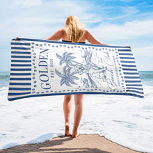 Load image into Gallery viewer, Dog Beach Club - Personalized Quick-Dry Beach Towel Quick-Dry Beach Towel HeartfulPaws