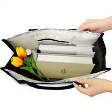 Load image into Gallery viewer, The Dog Bag Chinoiserie Toile - Personalized Canvas Tote Bag Canvas Tote Bag HeartfulPaws