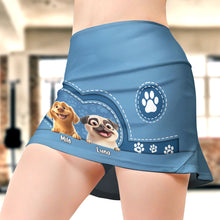 Load image into Gallery viewer, Dog Lover, Pet Lover, Custom Dog Breeds - Custom Women's Skorts With Pockets Women's Skorts With Pockets HeartfulPaws
