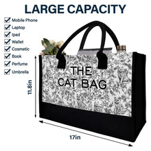 Load image into Gallery viewer, The Dog Bag Chinoiserie Toile - Personalized Canvas Tote Bag Canvas Tote Bag HeartfulPaws