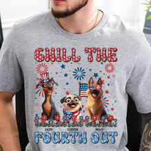 Load image into Gallery viewer, Chill The 4Th Out - Personalized Shirt Shirt HeartfulPaws
