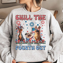 Load image into Gallery viewer, Chill The 4Th Out - Personalized Shirt Shirt HeartfulPaws
