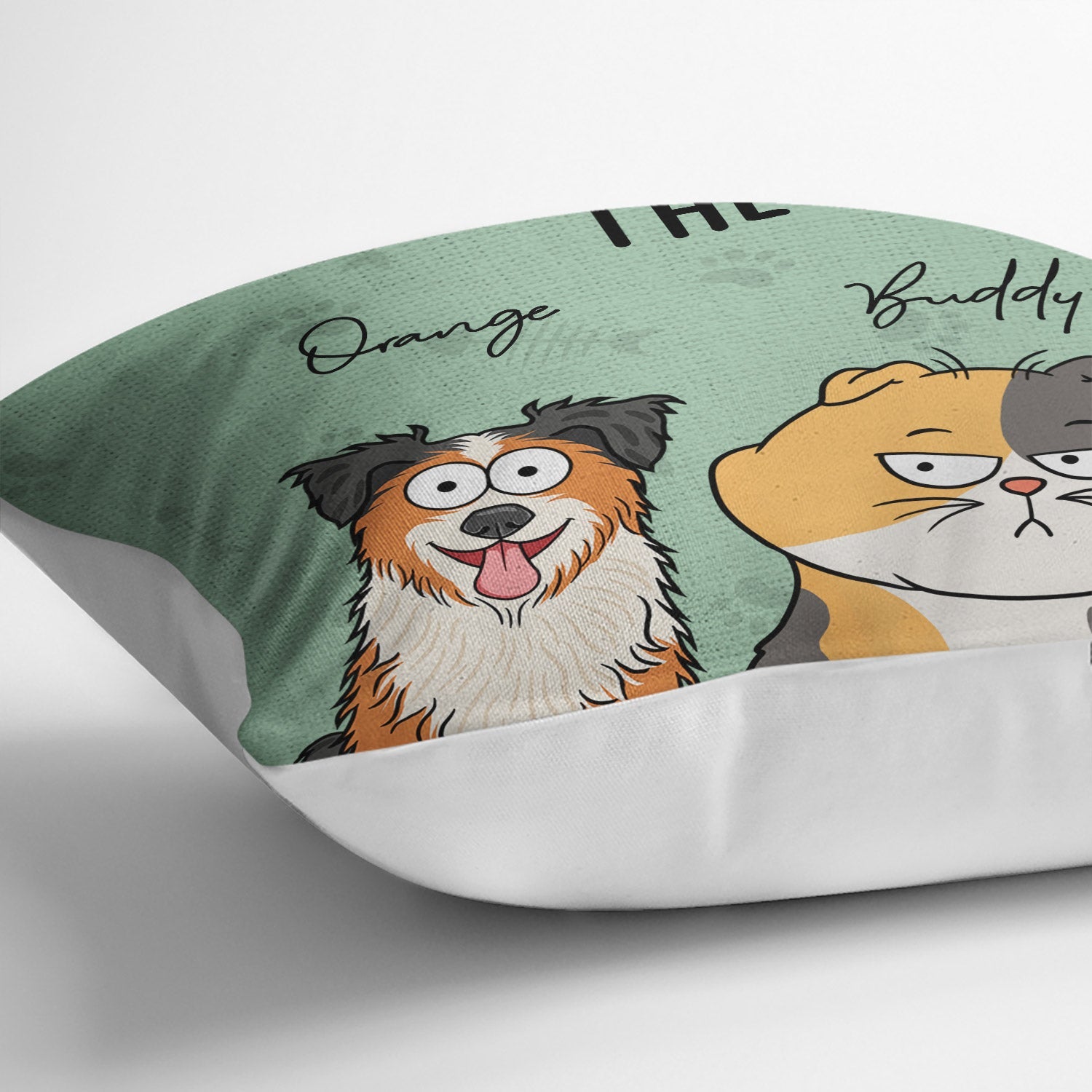 We Rule The House Dog Cat Version - Home Decor, Birthday, Funny, Housewarming Gift For Pet Lovers, Dog Lovers, Cat Lovers - Personalized Pillow Pillow HeartfulPaws