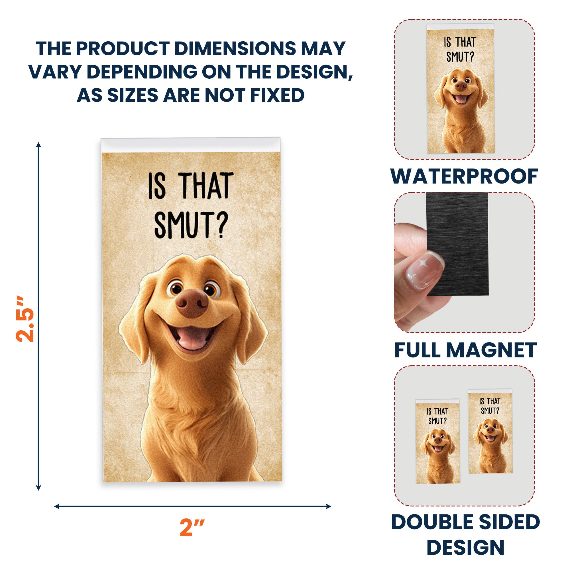 Funny Pet For Book Lovers - Personalized Magnetic Bookmark Magnetic Bookmark HeartfulPaws