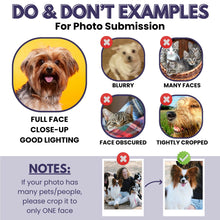 Load image into Gallery viewer, Custom Photo Dog Cat Pet Portrait - Personalized Custom Cutout Vinyl Sticker Custom Cutout Vinyl Sticker HeartfulPaws
