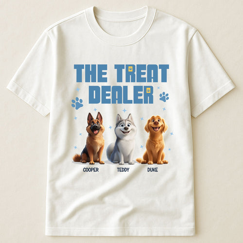 The Treat Dealer - Personalized Shirt Shirt HeartfulPaws