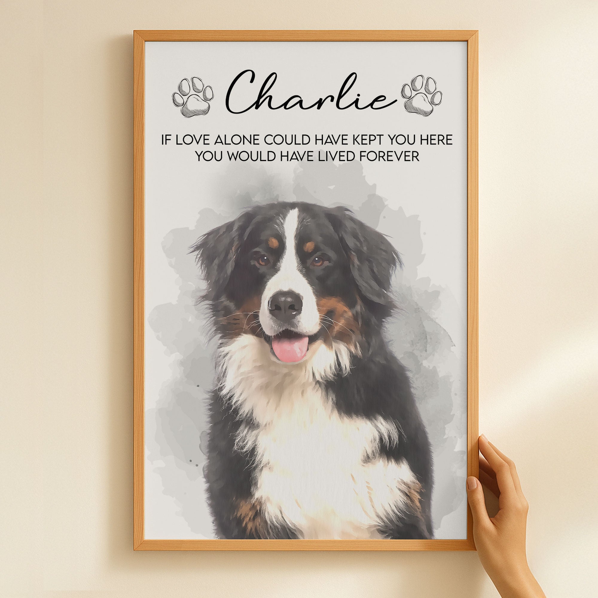 If Love Alone Could Have Kept You Here Loss Of Pet - Personalized Photo Poster Poster HeartfulPaws