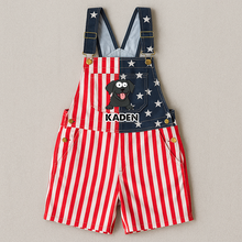 Load image into Gallery viewer, American Flag Overall Dog Dad Dog Mom Overall, Personalized Dog Pop Eyed, Dog Lover Gift, 4th July HeartfulPaws
