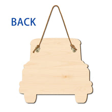 Load image into Gallery viewer, Cats Planning Escape Truck 3D Effect - Personalized Custom Shaped Wood Sign Wood Shaped Sign HeartfulPaws
