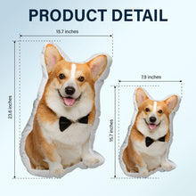 Load image into Gallery viewer, Custom Photo Pillow In The Shape Of Your Beloved Pet - Gift For Friends, Lovers, Husband, Wife And Pet Lovers - Personalized Custom Shape Pillow Pillow HeartfulPaws
