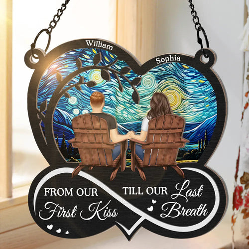 You & Me We Got This Till Our Last Breath - Personalized Window Hanging Suncatcher Ornament Window Hanging Suncatcher HeartfulPaws