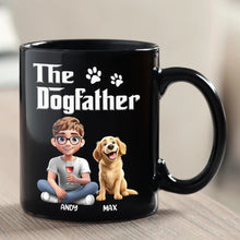 Load image into Gallery viewer, The Dogfather 3D Pet Lover - Personalized Mug Mug HeartfulPaws
