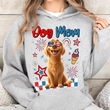 Load image into Gallery viewer, Dog Mom - Independence Day - Personalized Shirt Shirt HeartfulPaws
