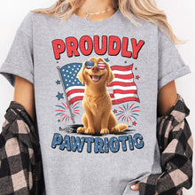 Load image into Gallery viewer, Proudly Pawtriotic - Personalized Shirt Shirt HeartfulPaws
