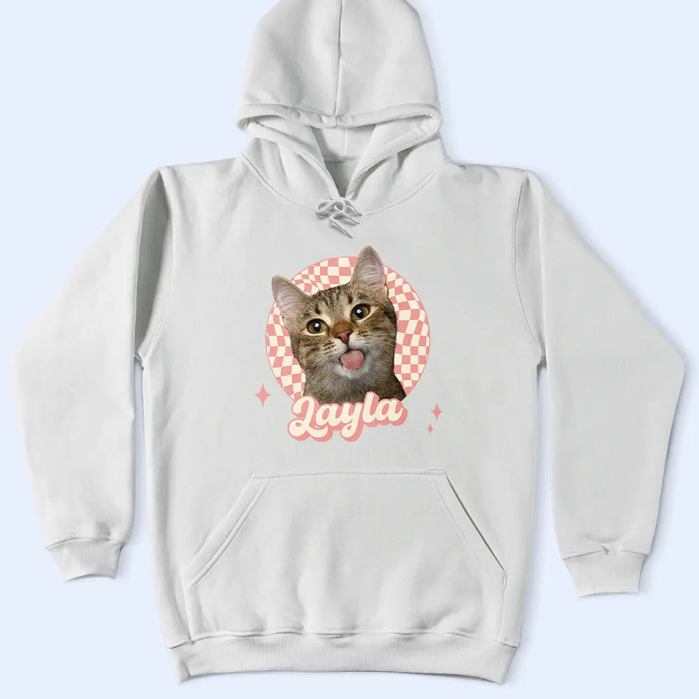 Custom Photo Vintage Dog Cat Pet - Personalized T Shirt T-shirt HeartfulPaws