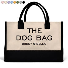 Load image into Gallery viewer, The Dog Bag - Personalized Canvas Tote Bag Canvas Tote Bag HeartfulPaws
