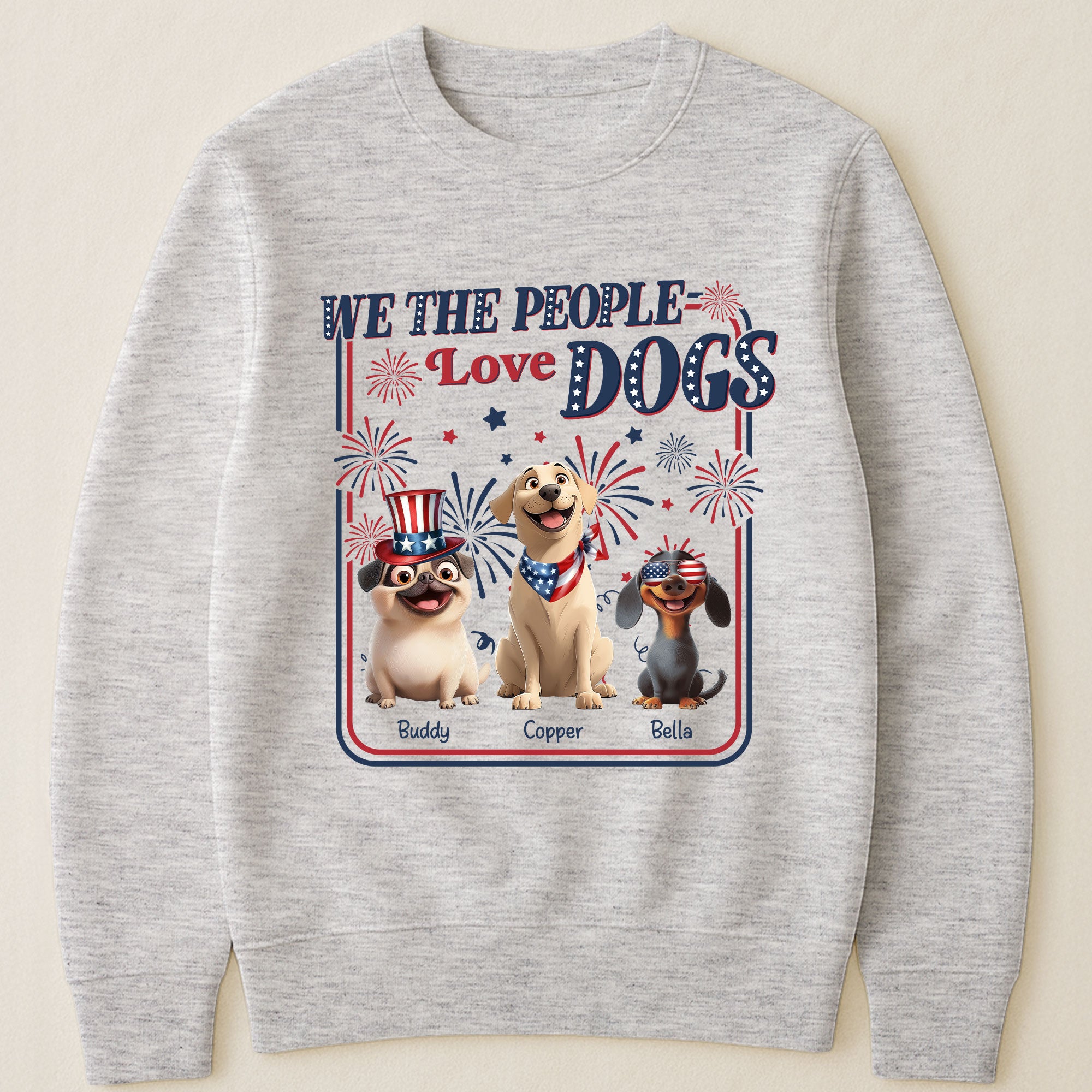 We The People Love Dogs - Personalized Shirt Shirt HeartfulPaws