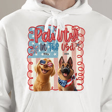 Load image into Gallery viewer, Pawty In The Usa - Personalized Shirt Shirt HeartfulPaws
