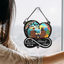 Load image into Gallery viewer, You &amp; Me We Got This Till Our Last Breath - Personalized Window Hanging Suncatcher Ornament Window Hanging Suncatcher HeartfulPaws
