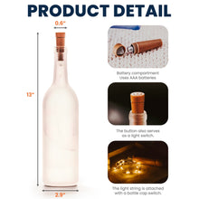 Load image into Gallery viewer, You &amp; Me And The Dog - Personalized Bottle Lamp Bottle Lamp HeartfulPaws
