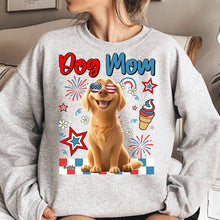 Load image into Gallery viewer, Dog Mom - Independence Day - Personalized Shirt Shirt HeartfulPaws
