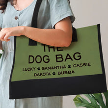 Load image into Gallery viewer, The Dog Bag - Personalized Canvas Tote Bag Canvas Tote Bag HeartfulPaws
