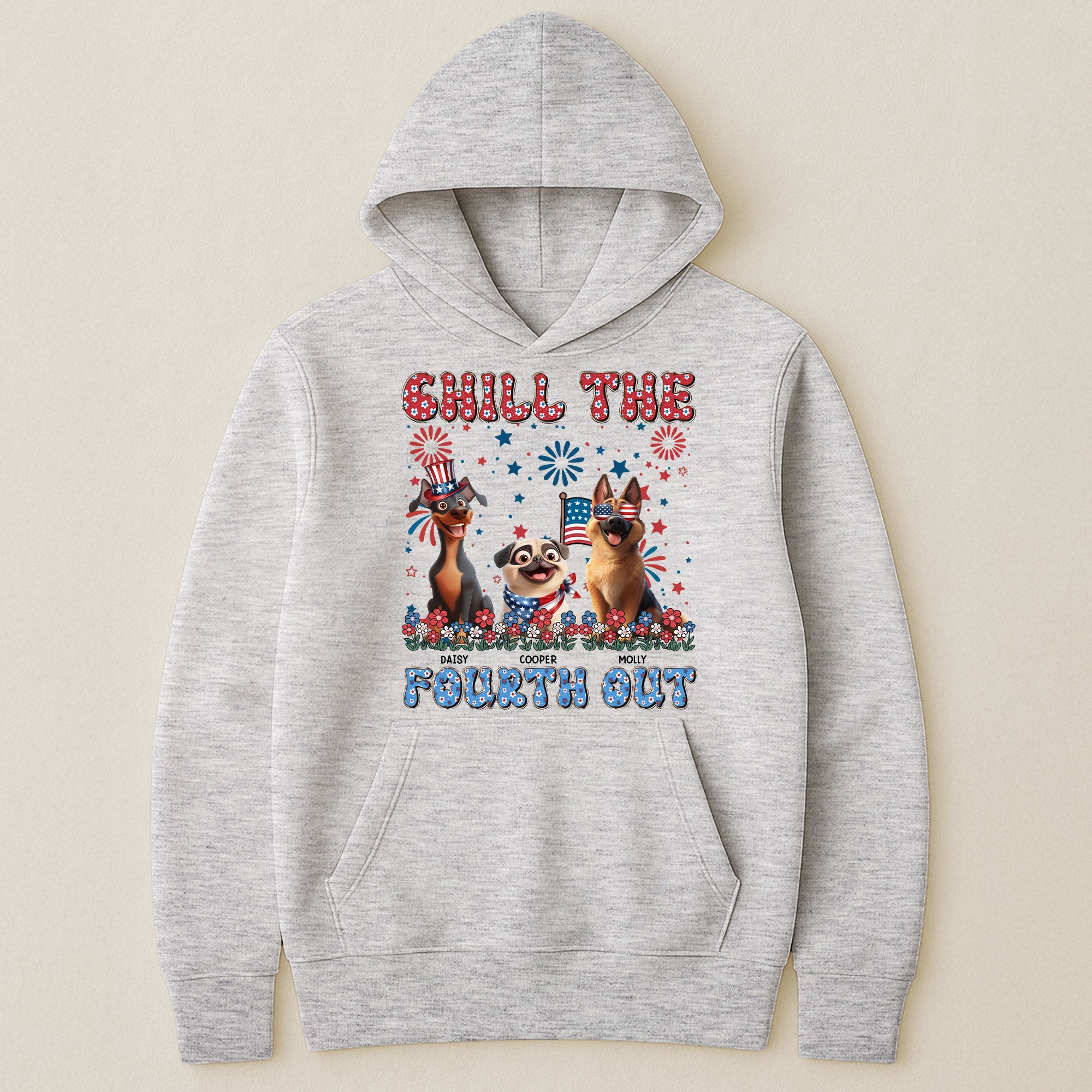 Chill The 4Th Out - Personalized Shirt Shirt HeartfulPaws