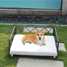 Load image into Gallery viewer, Wicker Pet Bed Rattan Dog Sofa Bed Outdoor Indoor Water Resistant, Pet Accessories, Products For Your Pet HeartfulPaws
