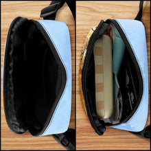 Load image into Gallery viewer, Baecation Mode Couples - Personalized Crossbody Belt Bag Crossbody Belt Bag HeartfulPaws
