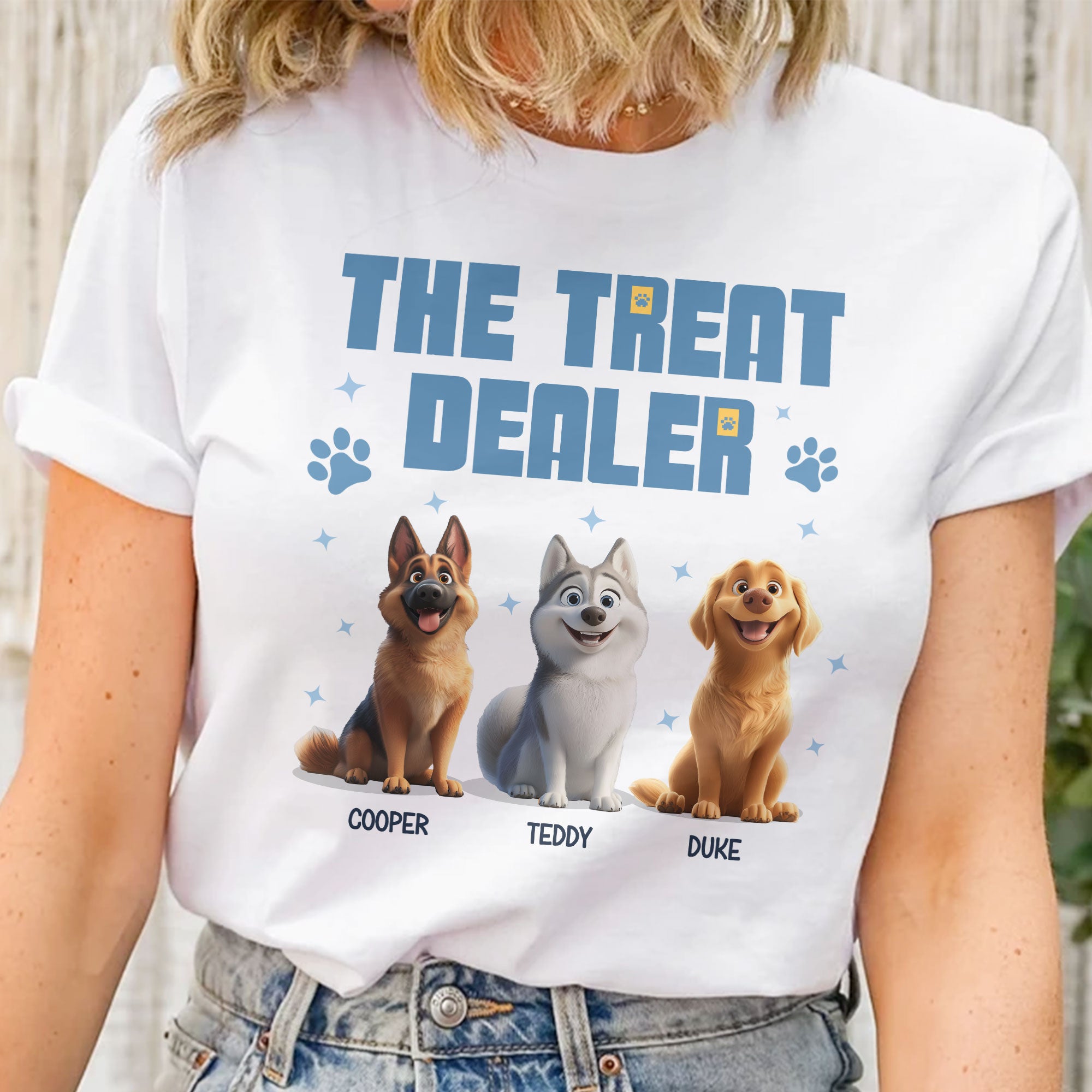 The Treat Dealer - Personalized Shirt Shirt HeartfulPaws