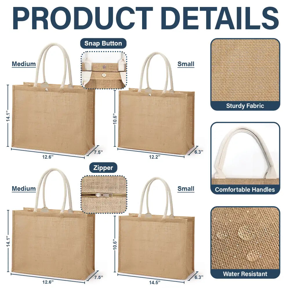 Dog Mom Cat Mom - Personalized Jute Beach Bag Jute Beach Bag HeartfulPaws