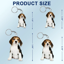 Load image into Gallery viewer, Custom Photo Every Day Is Brighter With My Furry Friend By My Side - Personalized Cutout Acrylic Keychain Acrylic Keychain HeartfulPaws
